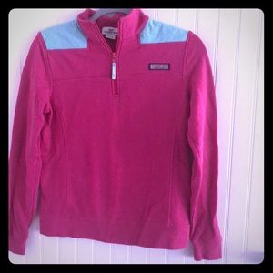 Vineyard vines ladies pink and aqua sheep shirt